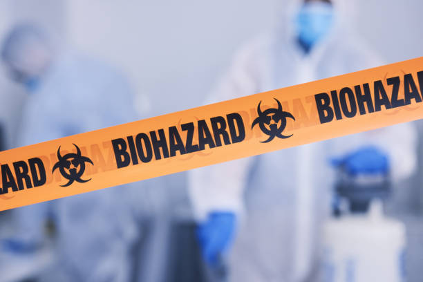 Professional Infectious Disease Decontamination technician working in Northvale, NJ